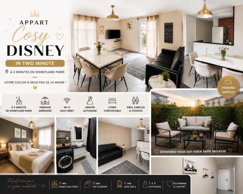 Cosy home Disney in Two min - Location saisonnière - Chessy