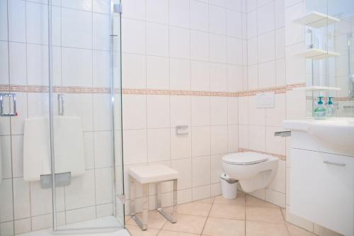 Badkamer, Haus Belvedere App 56 WLAN inkl in Gromitz