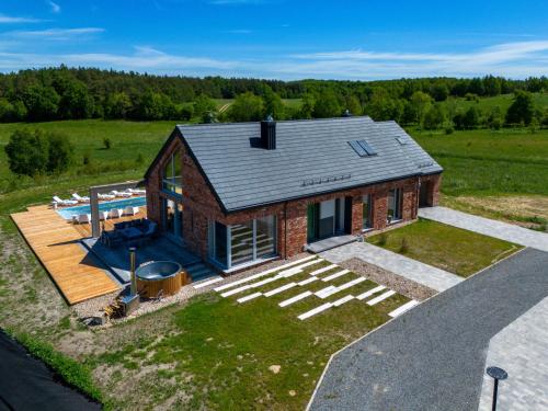 Hotelli välisilme, Widokówka Słajkowo, dom wakacyjny z basenem, balia (Widokowka Slajkowo, dom wakacyjny z basenem, balia) in Choczewo