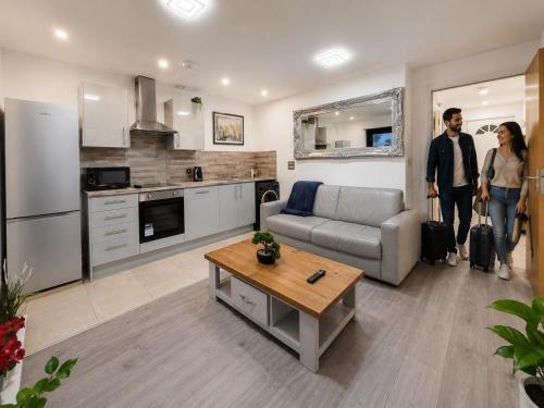 Sidemersey Livings - Relaxing Central Tailored Apartment with Free Parking, French Balcony, Liverpool (foto 3)