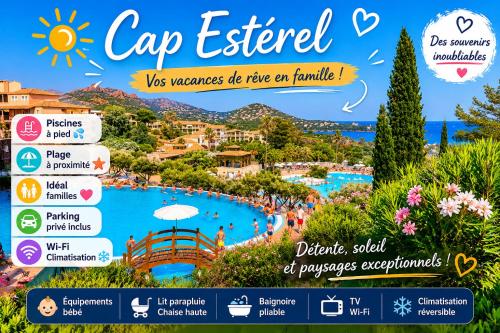 Superbe studio 4/5 pers dans résidence cap esterel