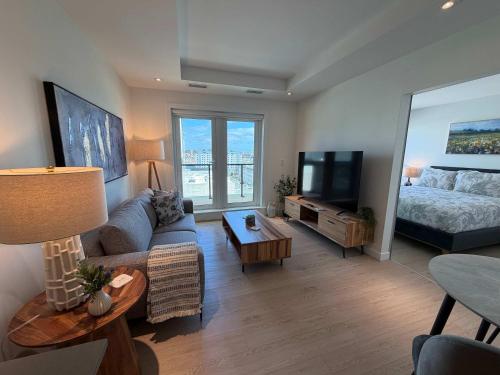 1 BR in HFX with waterview gym & 6 appliances – khách sạn tại Khac