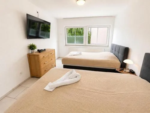 Nice Flats Premium 2 Zimmer 4 Bett Apartment, SmartTV , Terrasse in Hamm, Deutschland