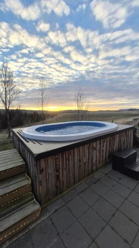 Hot tub, Arctic Rafting Guesthouse - Golden Circle in Haukadal