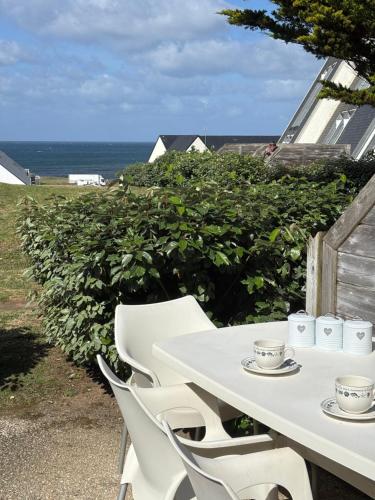 Maisonnette vue mer - piscine - Guidel Plage - Location saisonnière - Guidel