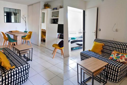 Cosy T1, à 10 minutes à pieds des plages