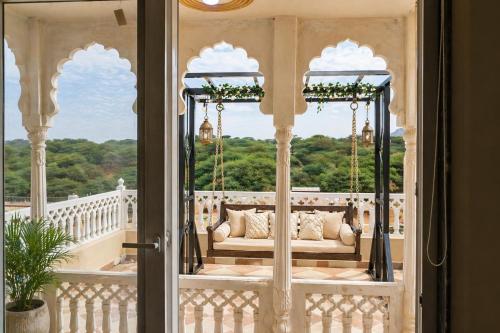 Erkély/terasz, Hotel Amarsar Palace in Ajeetgarh