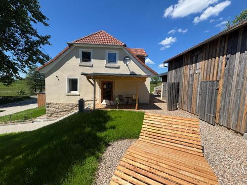 Pohled zvenku, Ferienhaus Bergheiner in Barnau