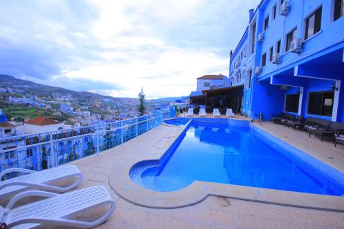 Swimming pool, Hotel Parador in Chefchaouen
