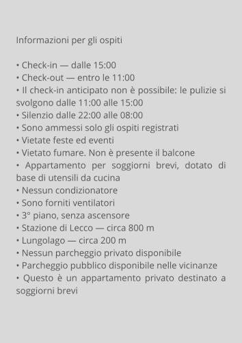  Appartamento a Lecco sul Lago di Como in Lecco