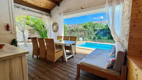 Villa charmante - Piscine- Jacuzzi - Location, gîte - Le Puy-Sainte-Réparade