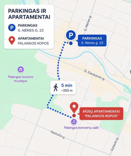 Apartamentai-studija Palangos kopos in Palanga