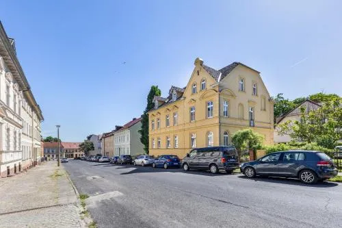 Altstadt Quartier in Bad Freienwalde, Deutschland
