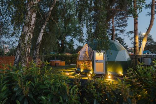 Unique Escape Glamping in the Heart of Prague with Hot Tub and Vysehrad Castle View 1