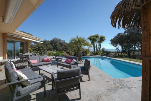 Villa Cayola - vue imprenable sur l'océan