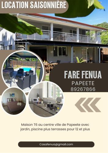Fare fenua Maison 270m2 12p – khách sạn tại Papeete