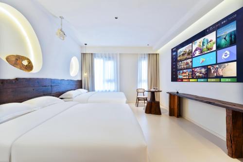 Xi'an Qingmo Youth Hostel Bell & Drum Tower-Near Subway&24H Reception&English Service&Free Luggage S in Xian