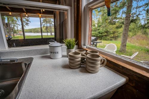 Létesítmények, Rustic Waterfront Cabin with BBQ, Fire Pit and Views in Lake Saint Peter (ON)