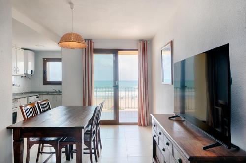 주방, Sea You Apartamentos Valencia Port Saplaya in 알보라야