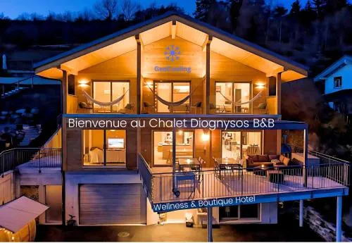 Chalet Diognysos B&B, Wellness & Boutique Hotel, Valais Crans-Montana Diogne in Crans-Montana, Schweiz