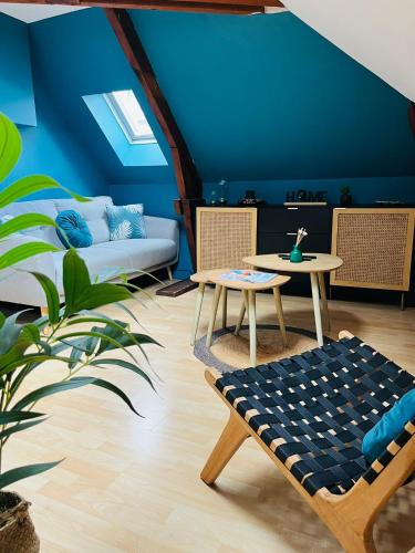 Le cocon bleu T3 Hypercentre Angers
