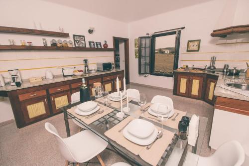 dapur, Country Villa Tigot - amazing views in unique location in La Vegueta