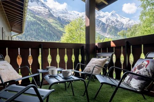 Stunning flat with Mont Blanc's view & 2 balconies