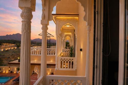 Erkély/terasz, Hotel Amarsar Palace in Ajeetgarh