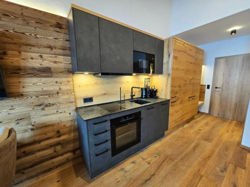 Penthouse Studio II mit Balkon und Ausblick in Vorfusch