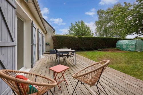 Балкон, Cénaelle - Jolie maison familiale proche de Caen (Cenaelle - Jolie maison familiale proche de Caen) in Herouville-Saint-Clair