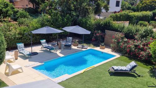 Villa plein sud- Piscine privée -