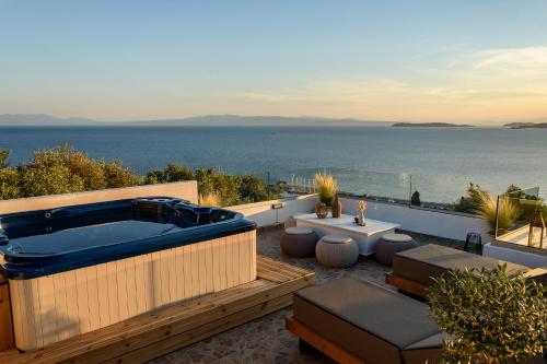Iekārtas, LemonTree Villa Rooftop Jacuzzi And Sea Views in Loutraki Skopelosa