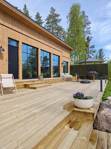 New Seaside Villa with Beach Sauna and Panoramic Views in Porvoo