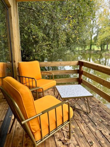 Balkons/terase, Les Rives De Bel Air - Hébergements - Camping - Caravaning (Les Rives De Bel Air - Hebergements - Camping - Caravaning) in Vauce