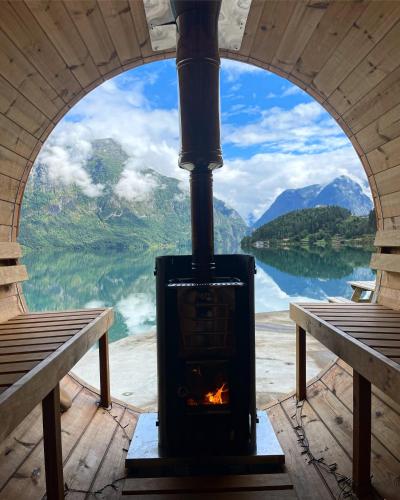 Szauna, Minihouse Stryn in Mindresunde