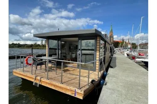 Hausboot Fjord Schleiliebe mit Biosauna und Dachterrasse in Schleswig in Schleswig, Deutschland