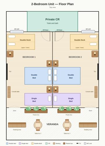 Lyric and Melody Collection Room Type - Two-Bedroom Suite
