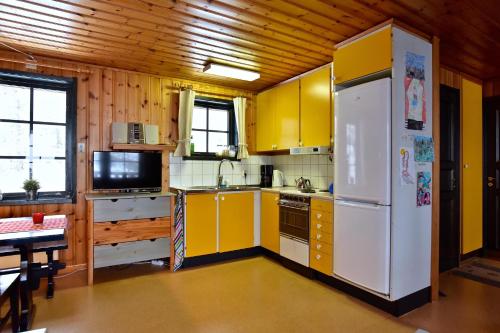 주방, Holiday Home Langberget in 시스스레백