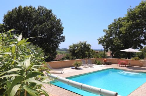 Garden, Domaine Ghislaine farm and cottage 12p with pool in Vares