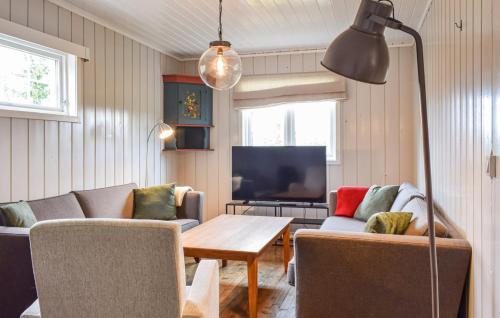 Shared lounge/TV area, Uplandhytta in Sjusjoen