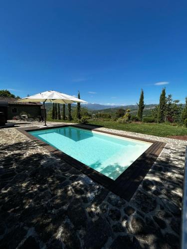 Peldbaseins, B&B Borgo Scola Paradise View in Grizzana Morandi