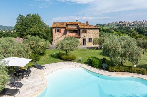 Peldbaseins, Podere Il Pozzangone by Geco Vacation Rentals in Lucignano