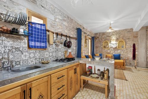 virtuve, Le Petit Kaouki 1 bedroom with private garden in Sidi Kaouki