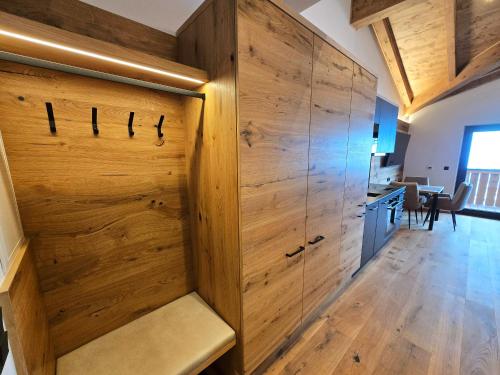 Penthouse Studio I mit Balkon und Ausblick in Vorfusch