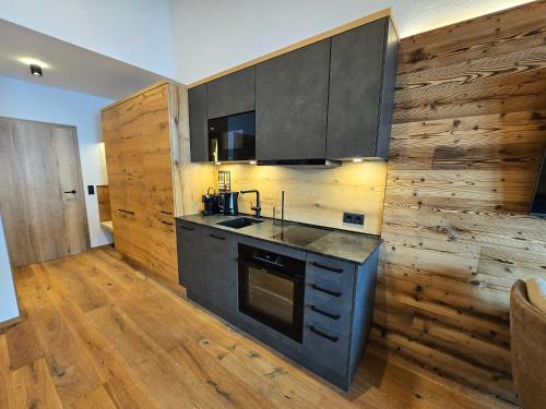 Penthouse Studio I mit Balkon und Ausblick in Vorfusch