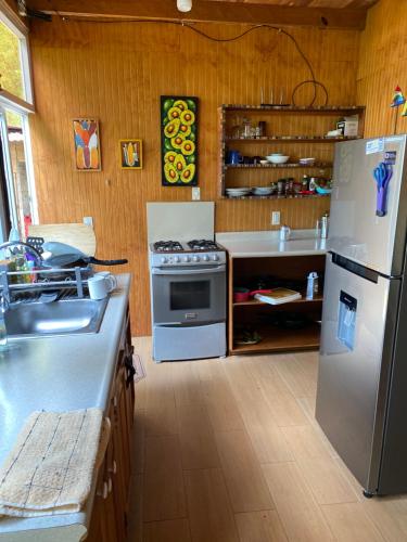 keittiö, Lake Front Cabin at Los Elementos in Santa Cruz la Laguna