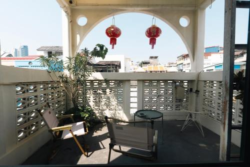 ระเบียง/ชานเรือน, เทียน เทียน โฮสเทล (Tian Tian Hostel) in เยาวราช