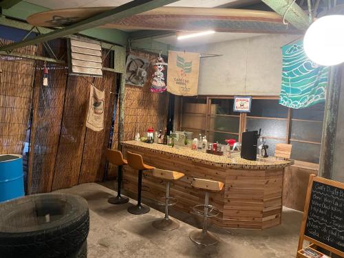 Old Sunny Garage in Tosashimizu