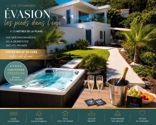 villa vue mer imprenable et proximité mer - Location, gîte - Roquebrune-sur-Argens
