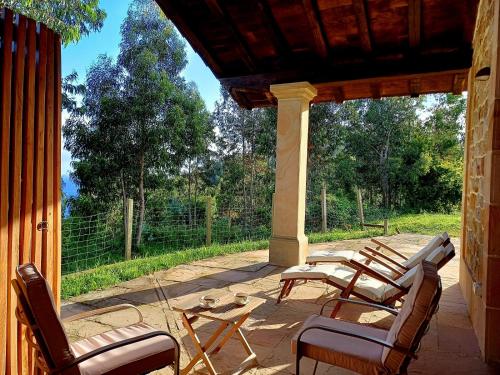 Balkons/terase, Villa Haritza, casa de campo en la costa in Bedarona